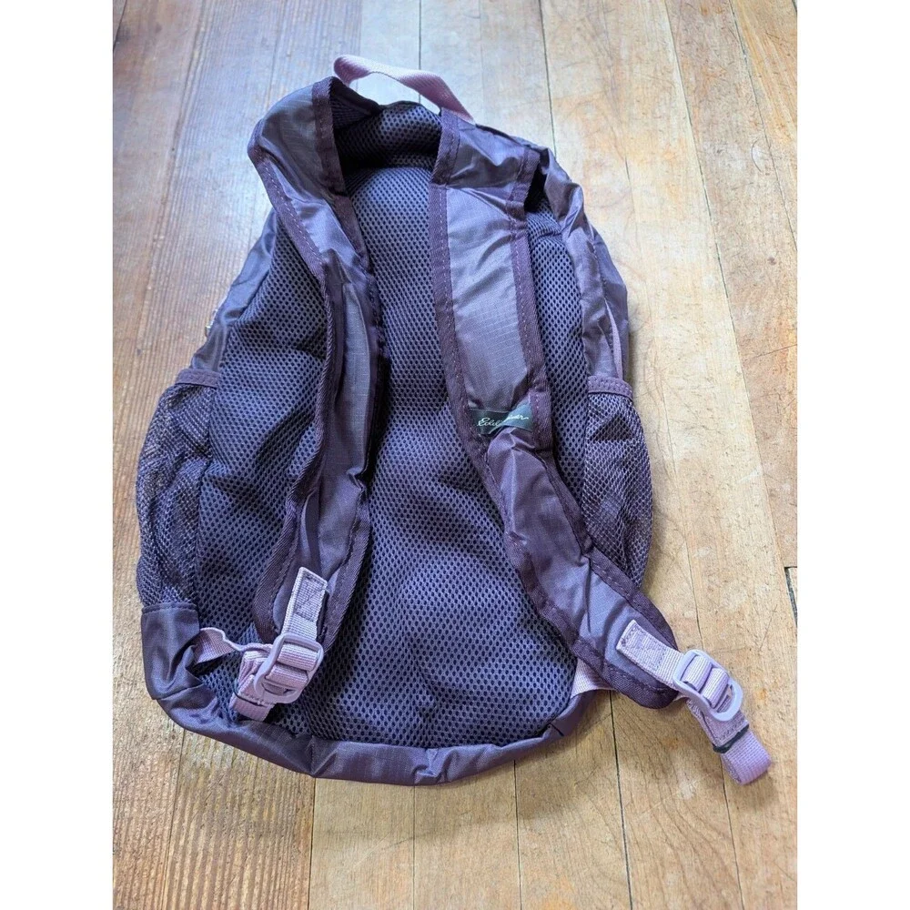 Eddie Bauer Stowaway 20L Packable Backpack Purple Hiking Daypack Lightweight